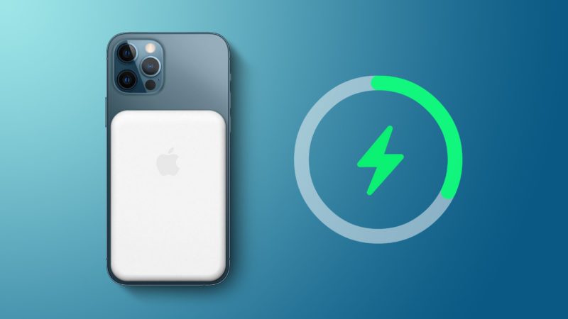 Apple is working on a MagSafe battery pack for the iPhone 12 models, which will attach magnetically. There's no word on when the battery pack is coming and Apple is working to overcome some technical issues, but there was a mention of the battery pack in iOS 14.5, so it could be launching in the not too distant future.