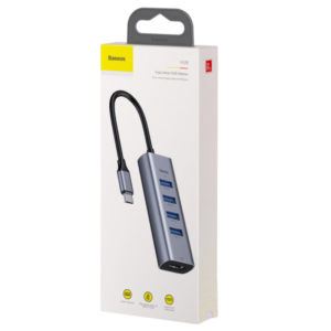 BASEUS ENJOY SERIES TYPE-C TO USB3.0*4+HDMI HD INTELLIGENT HUB