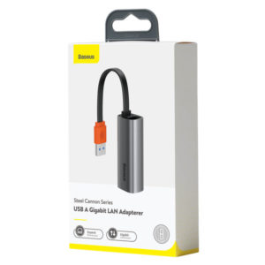 BASEUS STEEL CANNON SERIES USB LAN ADAPTER